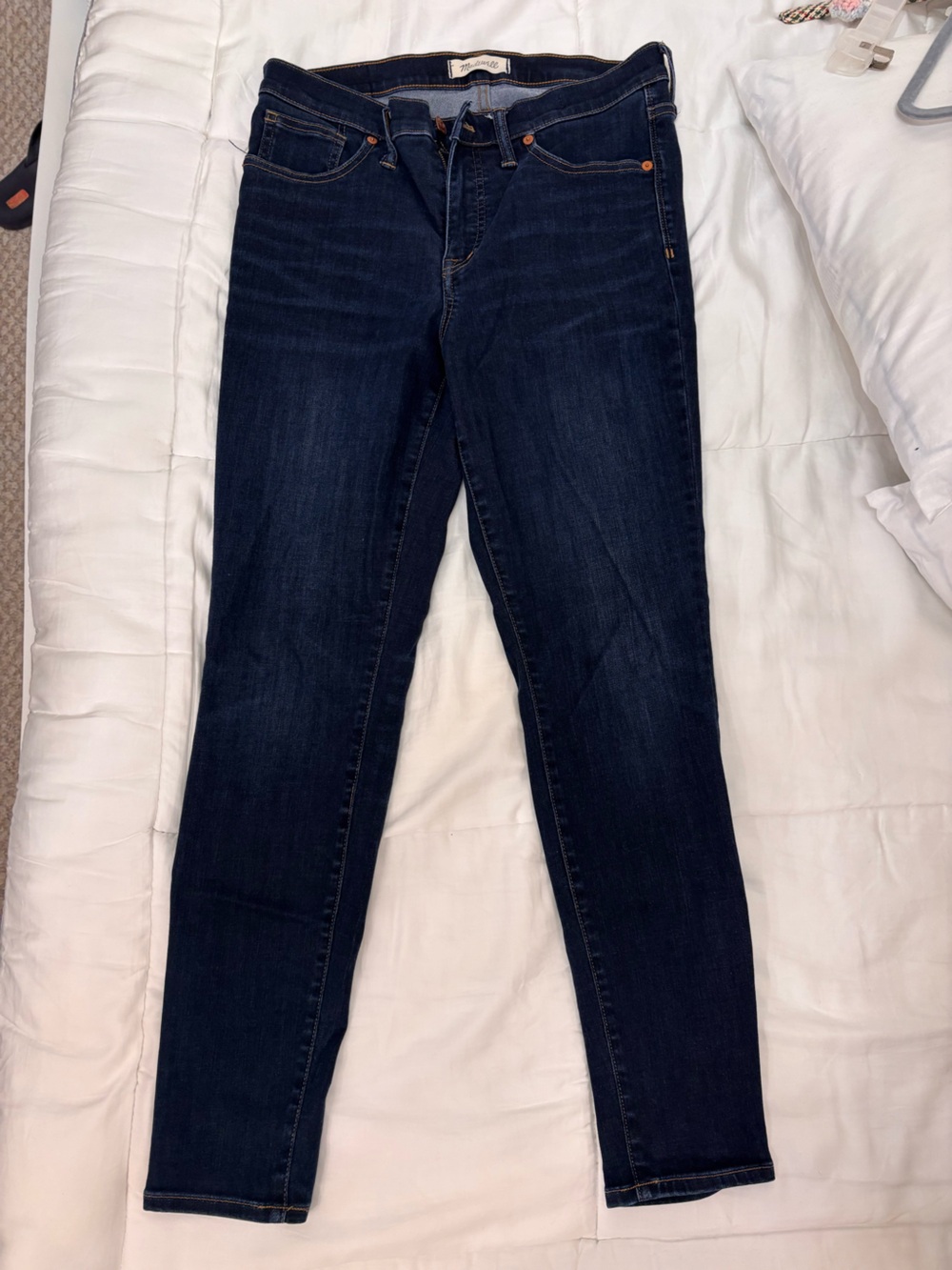Madewell Sz 29 Dark wash 9” high rise skinny jean